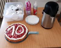 lecker Kaffee und Kuchen