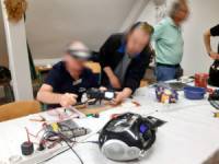 wir reparieren eine Akku-Campinglampe